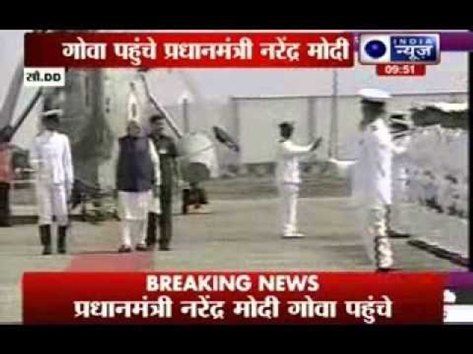PM Modi sails on INS Vikramaditya