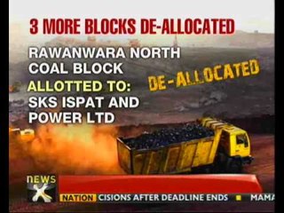 IMG recommends de-allocation of 3 more coal blocks -- NewsX