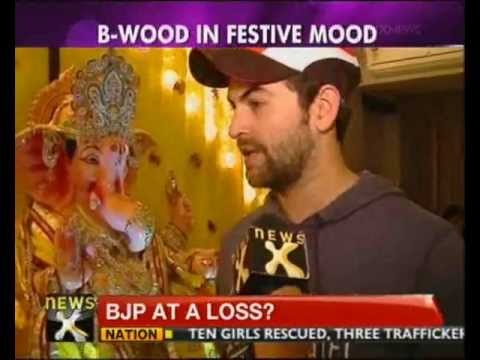 Neil Nitin Mukesh celebrates Ganesh utsav - NewsX