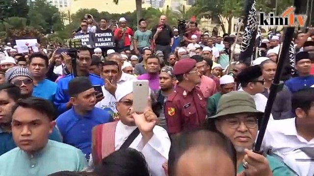 400 sertai himpunan bantah hina Islam, Nabi Muhammad