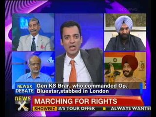 Download Video: NewsX@9: Lt Gen Brar slams Punjab's Akali government - NewsX