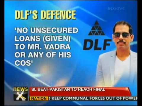 DLF defends deal with Robert Vadra - NewsX