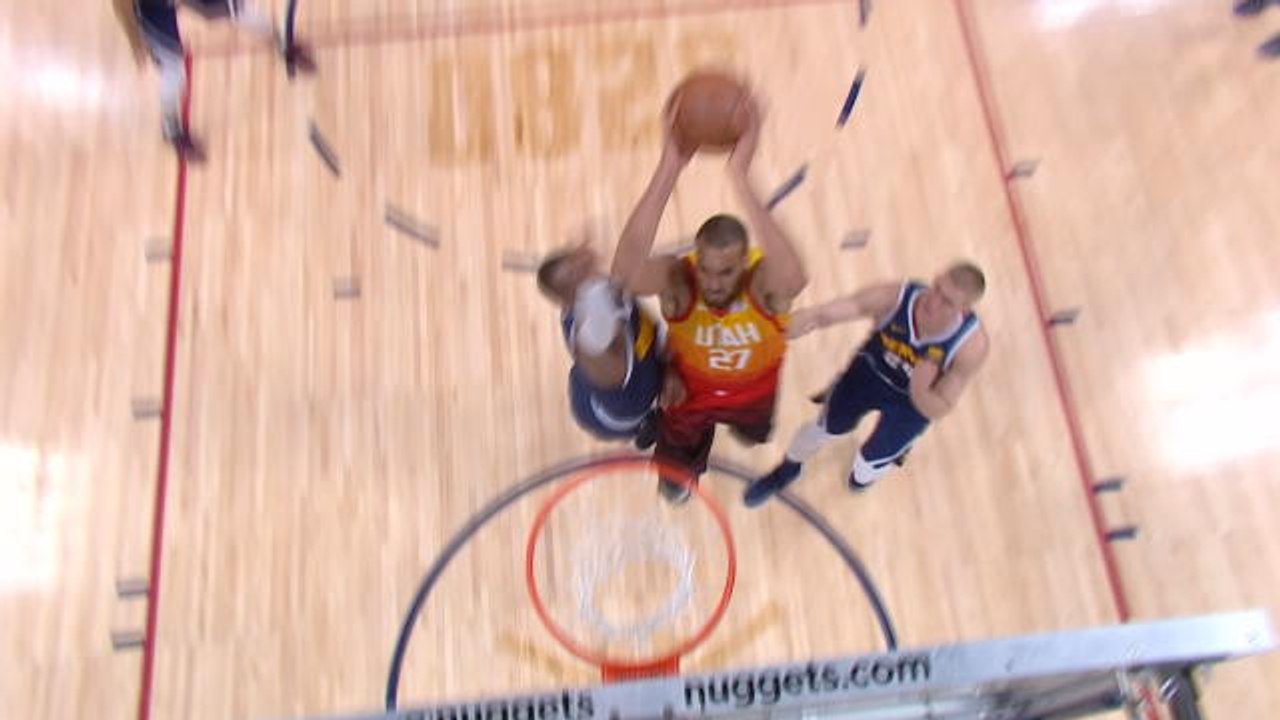 Ingles feeds Gobert for big slam