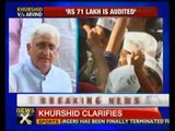 Will resign if charges proved true: Khurshid - NewsX