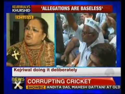 Allegations baseless, says Khurshid's wife - NewsX