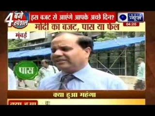 Public comments on Modi's Budget 2014