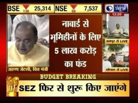 Budget 2014: Highlights of Finance Minister Arun Jaitley's Budget speech