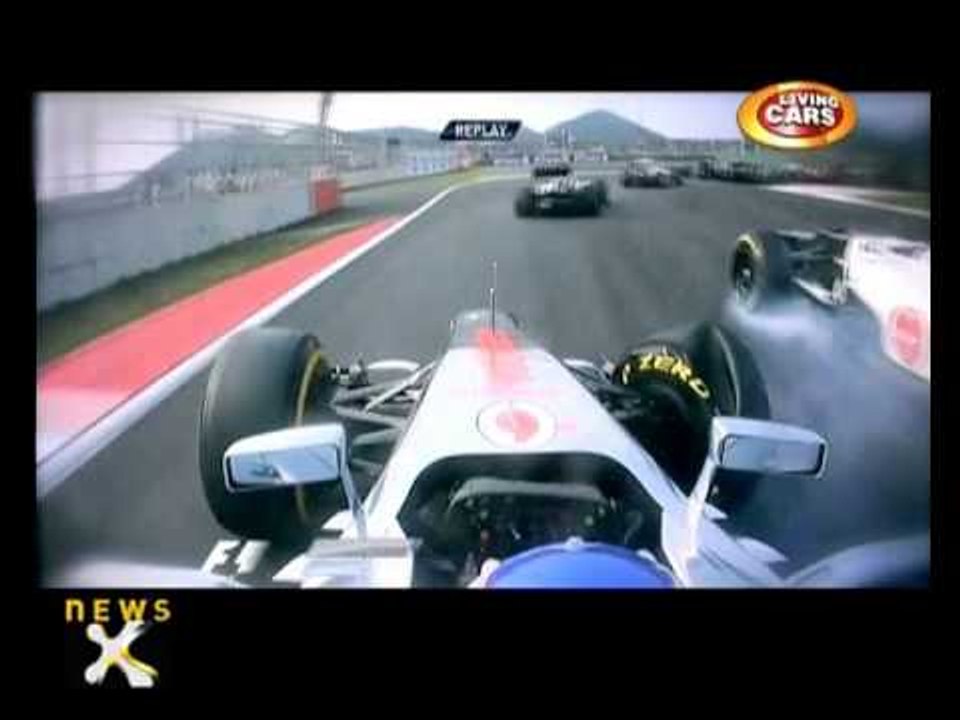 LIVING CARS MOTORSPORT Consultant HARI SINGH drives the SLS AMG on the BIC - NewsX