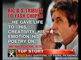 Big B's tribute to Yash Chopra - NewsX