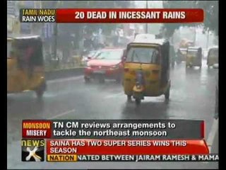 Monsoon hits Tamil Nadu, claims 20 lives - NewsX