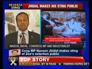 Naveen Jindal makes alleged Zee extortion videos public - NewsX