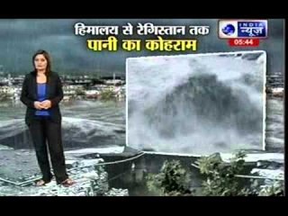 Water logging from Himalayas to desert of Rajasthan