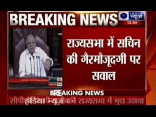 Sachin, Rekha questioned  for poor attendance in Parliament