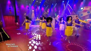 Tanzgruppe Floor No. 4 - Musikalische Zeitreise in die 60er Jahre bei Hessen lacht zur Fassenacht 2019