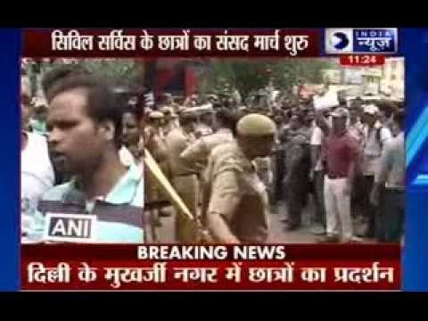 UPSC aspirants continue with protest, to march to Parliament