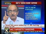 IAC alleges Rs 6000 cr black money in Swiss Bank - NewsX