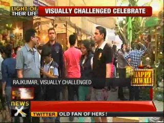 Differently-abled people celebrate Diwali - NewsX