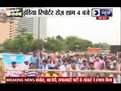 Arvind Kejriwal addresses auto drivers in Delhi on Thursday