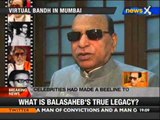 Bal Thackeray's death: Political leaders express grief - NewsX