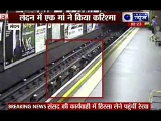 A woman in London jumped on rail track to save her child