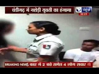 One foreigner woman in Chandigarh creates drama in police station