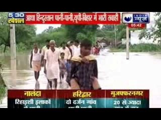 Damage in the parts of country due to heavy rain and flood