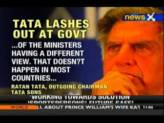Ratan Tata slams govt, says investors forced to look away - NewsX