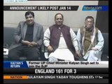 Kalyan Singh set to join BJP - NewsX