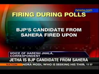 Download Video: Gujarat polls: BJP candidate injured in firing - NewsX