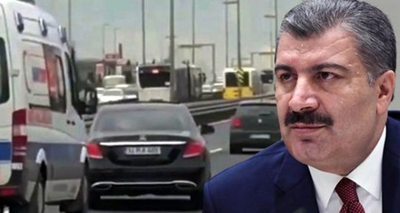 Ambulansa Yol Vermeyen Sürücü Hakkında Bakan Koca'dan Açıklama: Kabul Edilemez!