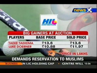 Sardar, Raghunath, Jackson star players of HIL auction - NewsX