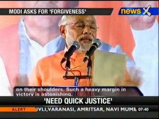 Modi takes potshots at his detractors in victory speech - NewsX