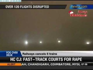 Dense fog over Delhi, zero visibility on roads - NewsX