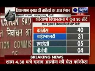 Haryana, Maharashtra poll dates likely by today