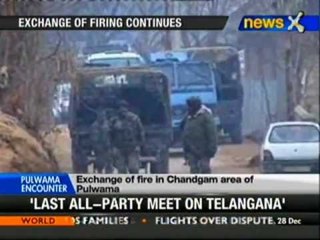 J&K: Encounter on in Pulwama; 2 LeT militants holed up - NewsX