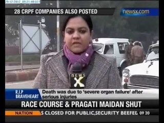 Download Video: Delhi gangrape victim's death: All roads to India Gate closed - NewsX