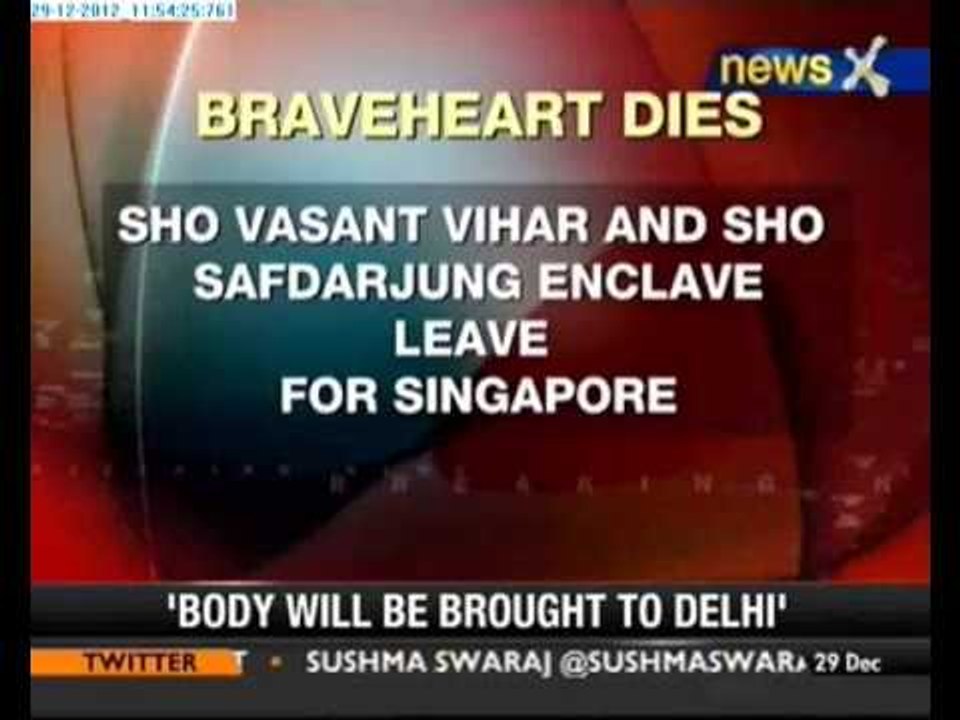 Delhi gangrape: Victim's body to be brought to Delhi today - NewsX