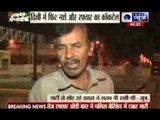 Speeding Audi car accident at Pragati Maidan in Delhi