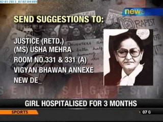 Download Video: Gangrape: Justice Mehra Commission invites complaints/suggestions - NewsX