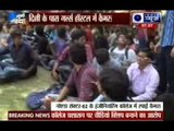 Girl students protest after spy camera found in girls' hostel in Noida