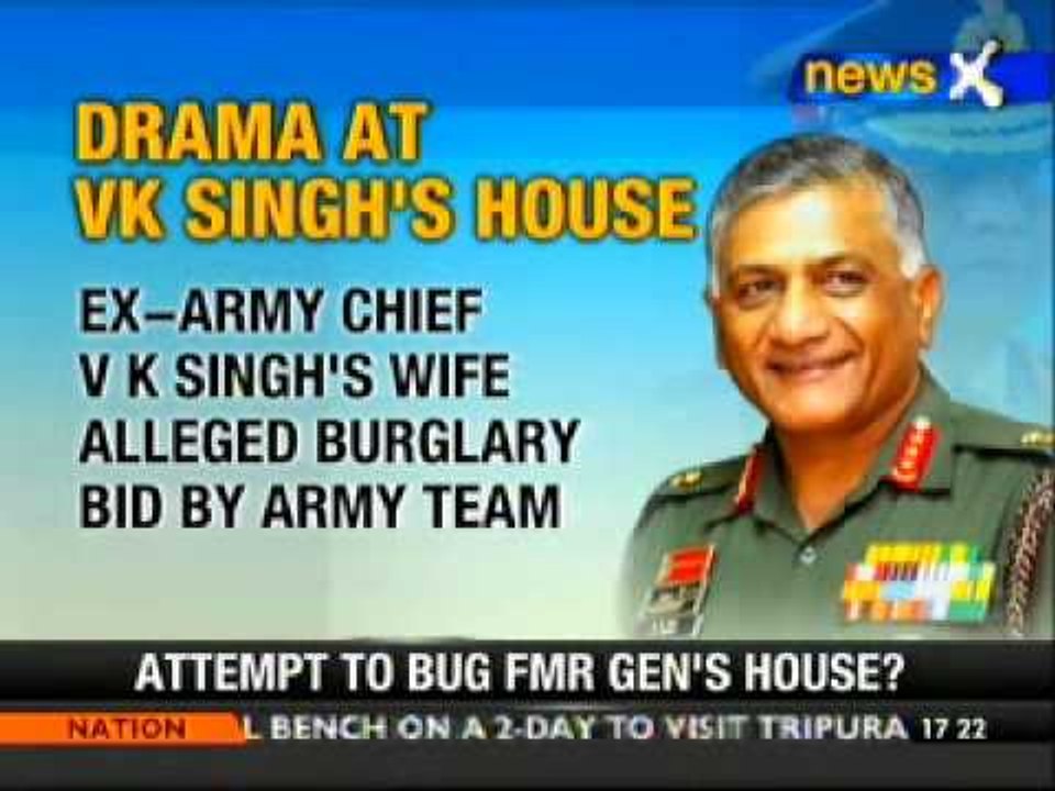 Army denies attempt to rob Gen VK Singh's house