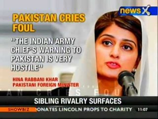 India engaged in war-mongering: Hina Rabbani Khar