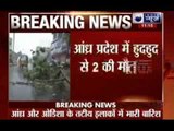 Cyclone Hudhud: Two killed in Andhra Pradesh ahead of Hudhud's landfall