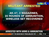 Armed Hizbul Mujahideen militant arrested in Srinagar