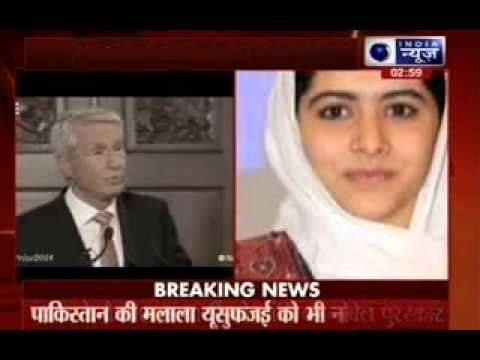 Malala Yousafzai and Kailash Satyarthi win Nobel peace prize 2014