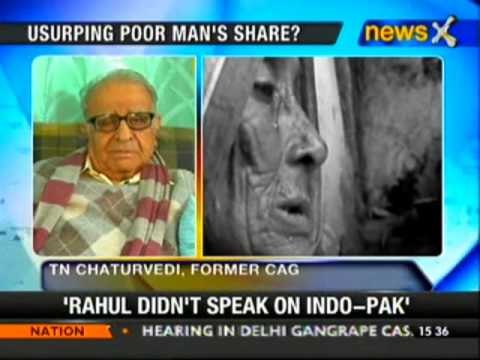 TN Chaturvedi slams govt for misusing schemes meant for poor