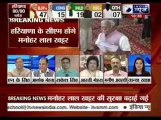 Manohar Lal Khattar likely to be Haryana’s next CM