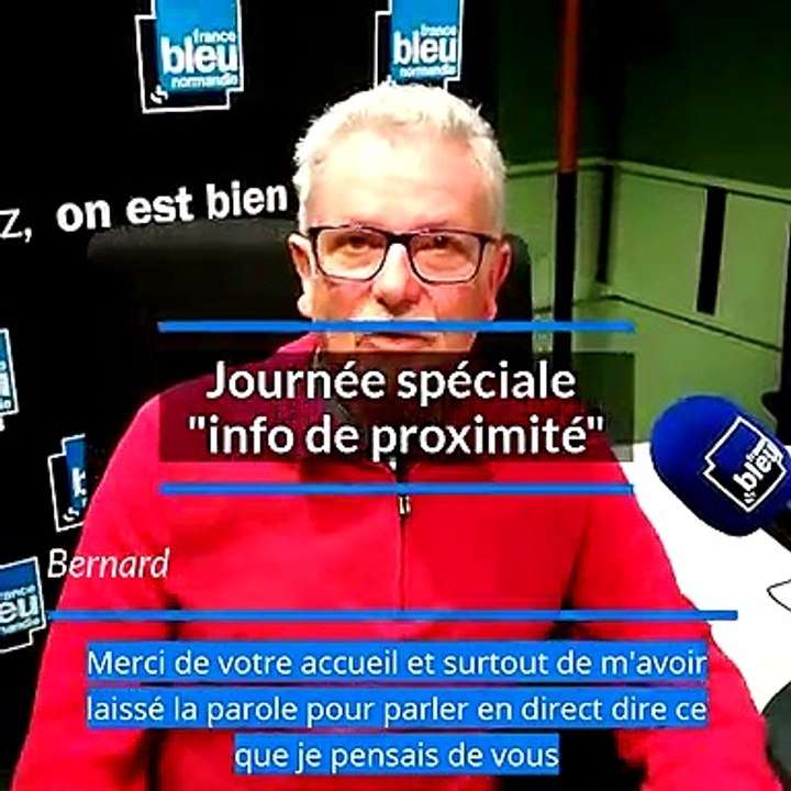 Bernard : "Ne changez rien !"