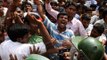 Crowds gather for Telangana protest