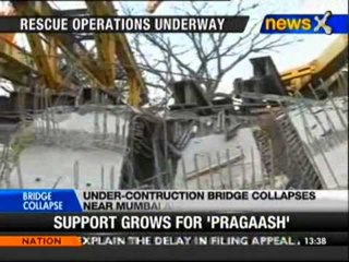 Mumbai: Bridge collapses, rescue operations underway